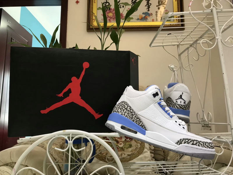 Authentic Air Jordan 3 Retro UNC 3